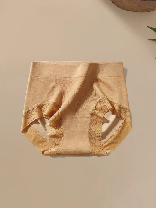 6PCS women's briefs soft and comfortable mid waist cinching and lifting buttocks underwear casual sports daily women's briefs